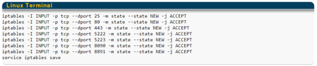 In the Centos terminal, type in the following commands sequentially