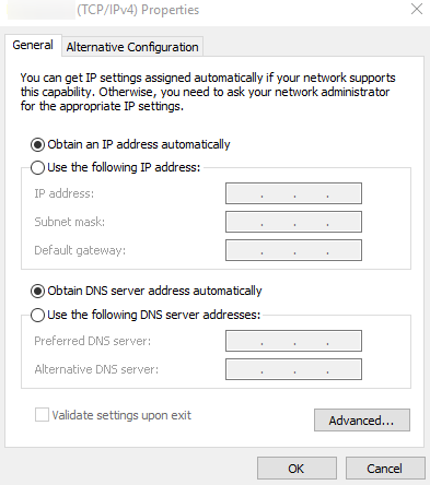 Open the properties of the required protocol and switch to automatic mode. Click «OK»